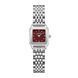 Burker Годинник жіночий Macy Petite Silver Burgundy MCPSBUR  фото 1