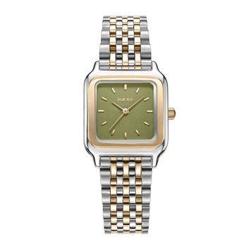 Burker Годинник жіночий Macy Gold Silver Olive Green MCGSOG  фото