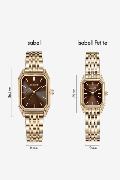 Burker Годинник жіночий Isabell Petite Gold Brown 3269BK фото