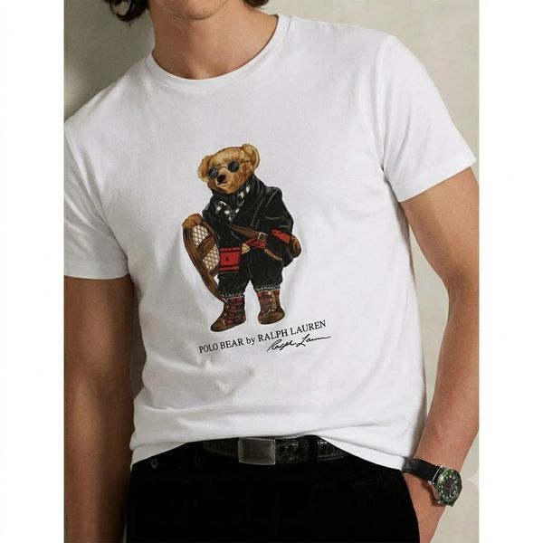 Ralph Lauren Футболка біла з ведмедиком 0181RL фото
