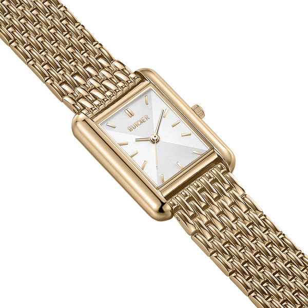 Годинник жіночий Burker Olivia Gold White золотистий з білим циферблатом 3243BK фото