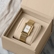Годинник жіночий Burker Olivia Gold White золотистий з білим циферблатом 3243BK фото 5