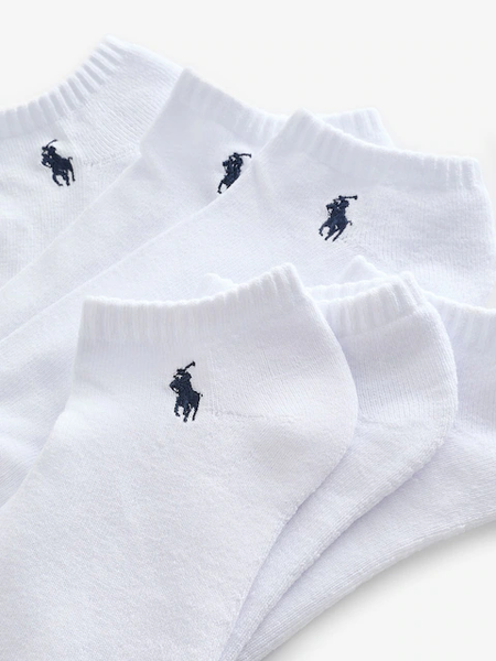 Набір шкарпеток чоловічих Ralph Lauren 6x коротких білих 1860RL фото