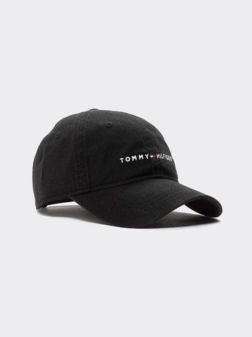 Кепка чоловіча Tommy Hilfiger з написом чорна 7878600-017 фото