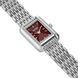 Burker Годинник жіночий Olivia Petite Silver Burgundy OLPSBUR фото 2